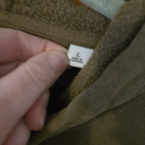 L.L. Bean X Peanuts Hoodie Size Large Green Snoopy Woodstock Hiking Sweatshirt - Picture 4 of 7